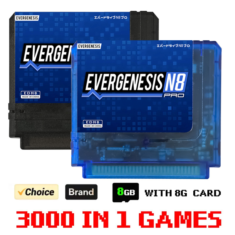 Retro Gaming Setup - 3000 in 1ゲームカード ED N8 Proゲームカートリッジ
