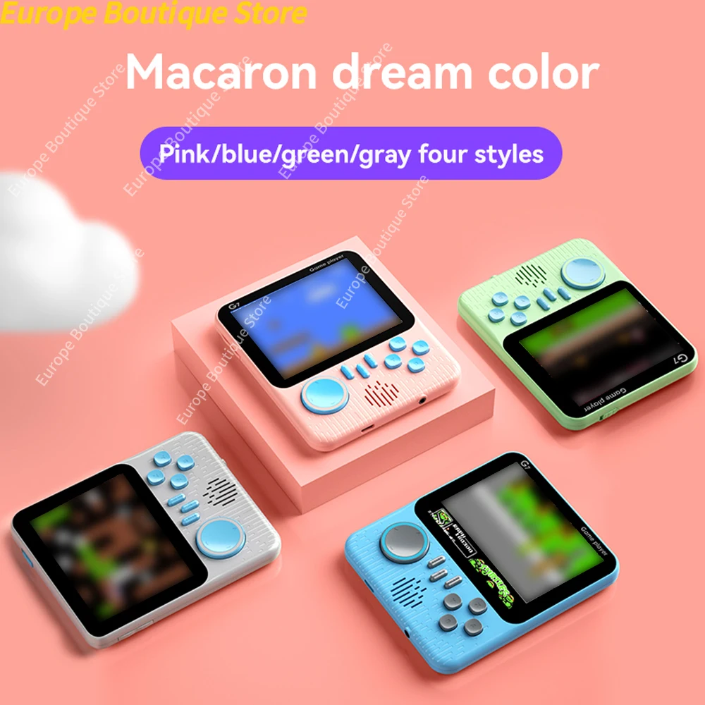 Retro Gaming Device - 3.5インチG7 666 in 1携帯型レトロゲーム機、学生向けカード型携帯レトロゲーム機、懐かしいゲーム機