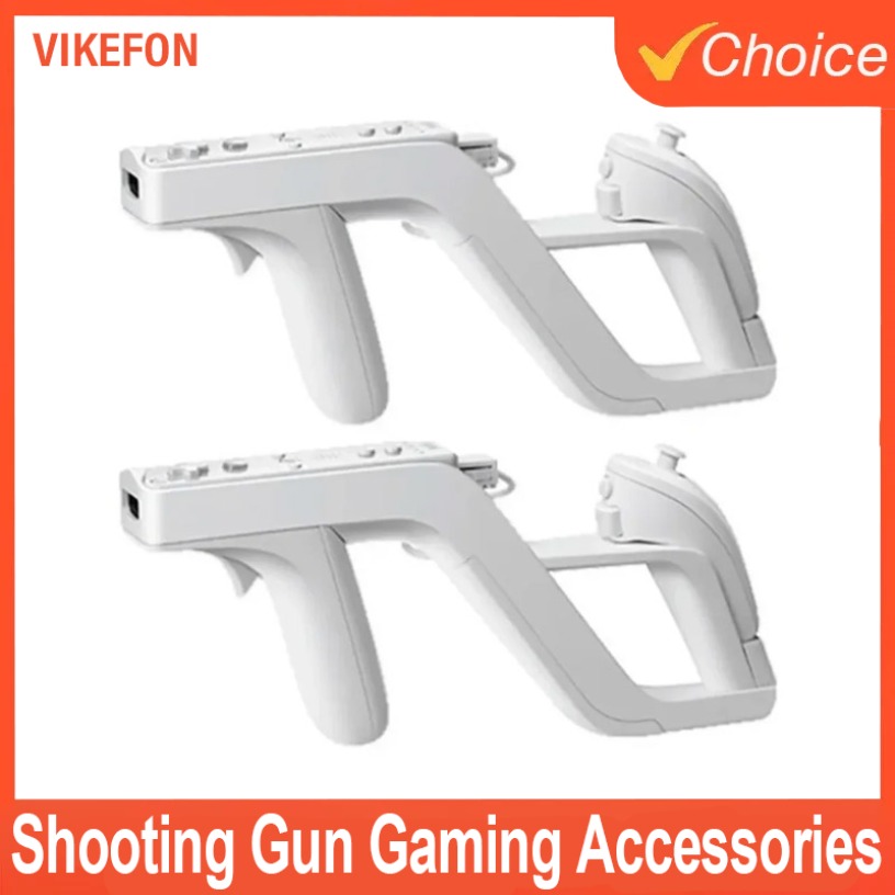 Retro Gaming Gun - シューティングゲーム ザッパーコントローラー おもちゃ シューティングザッパー ニンテンドーWii ナンチャク