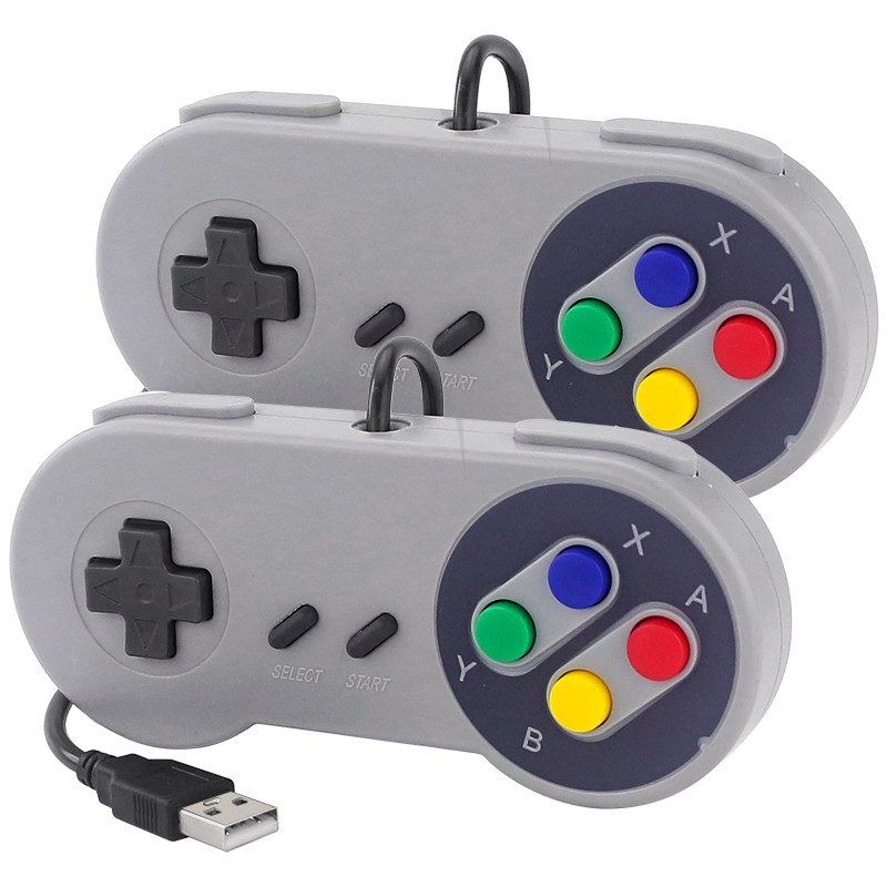 Retro Gaming Raspberry Pi 3 - 2 個 USB ゲームパッドゲームジョイスティックゲームコントローラレトロゲームパッド PC NESPi