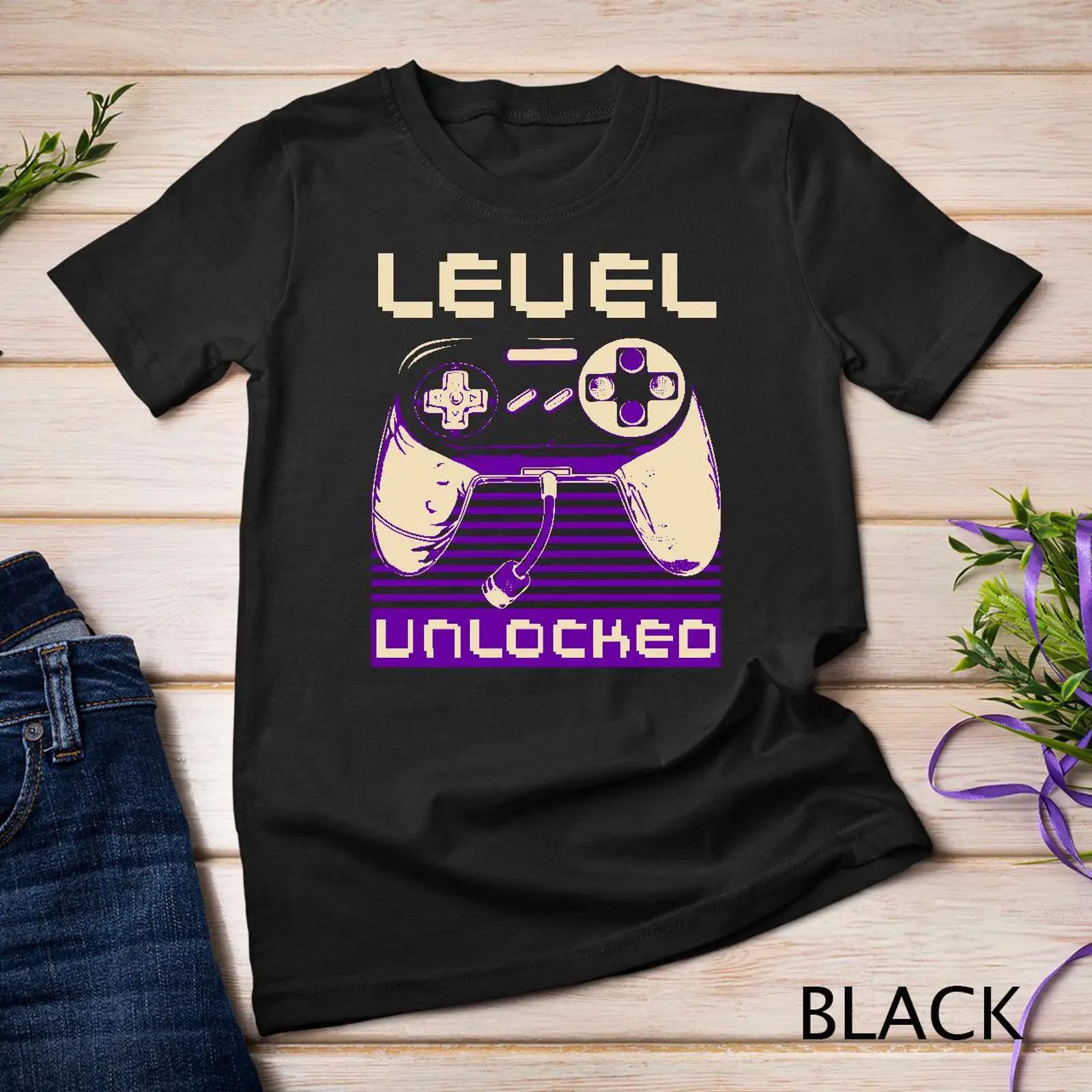 Retro Gaming Achievements - レベルアップしました。功績を満喫し、レトロゲームTシャツで祝いましょう。ヴィンテージウォッシュ加工トップスで普段着に最適です。
