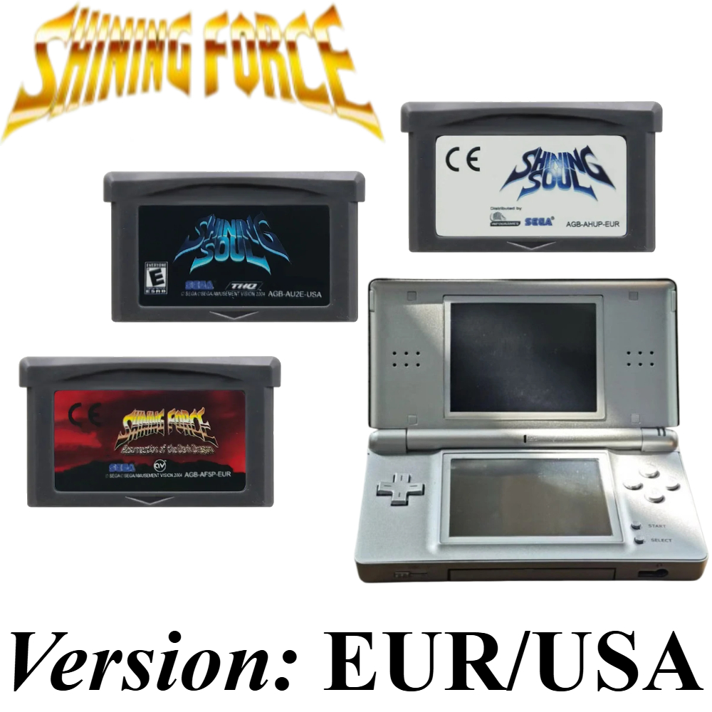 Retro Gaming Gif - シャイニングソウル/シャイニングフォース ダークドラゴンの復活 GBA 3スタイル GBA SP