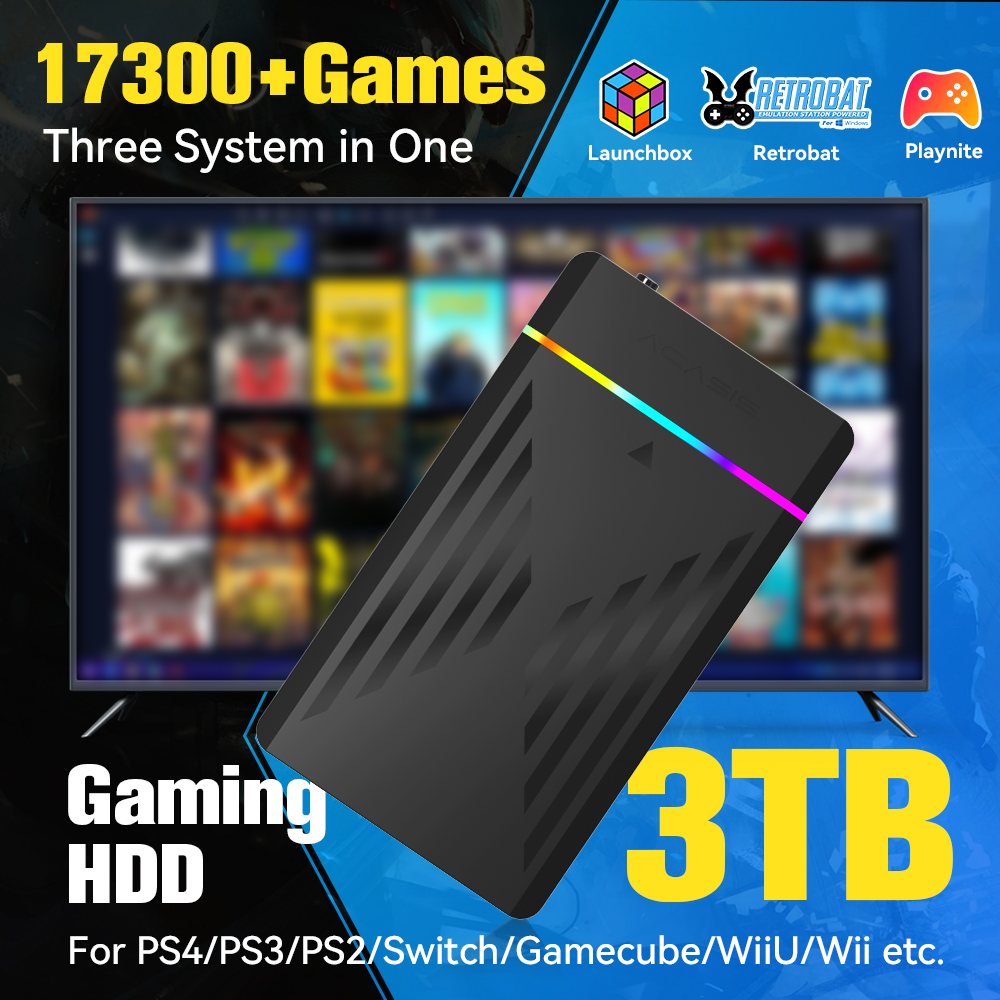 Retro Gaming Device - レトロなポータブルゲームコンソール,Retroゲームコンソール,Retroバットウィング,Playnite, 17300 aaa,3D,PS4,ps3,ps2,スイッチ,wii,テラバイト