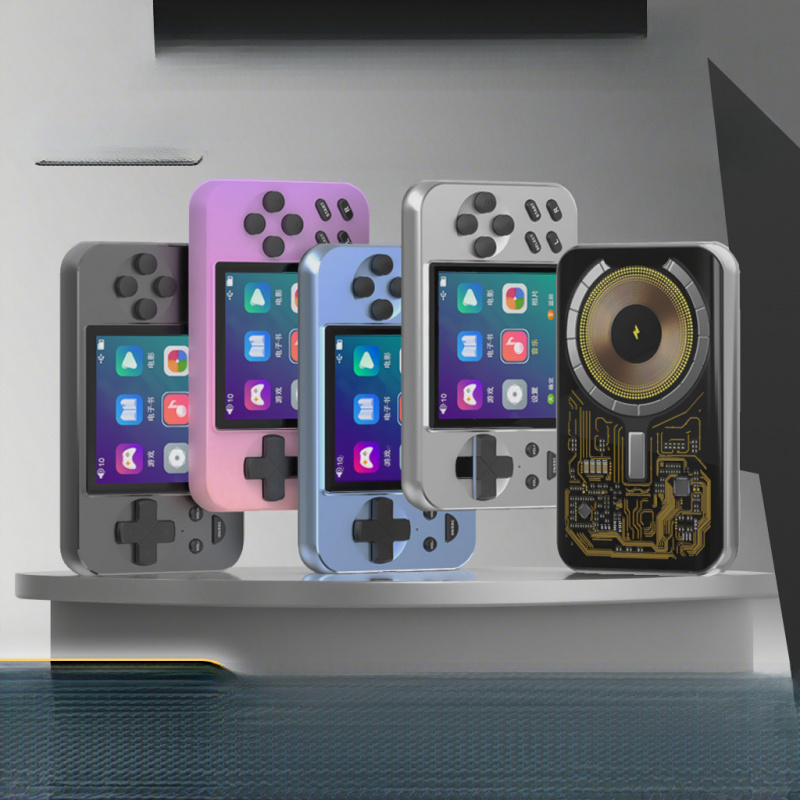 新型L9携帯ゲーム機 磁気ワイヤレス充電パワーバンク内蔵 6 - Retro Gaming Device のレビューと価格