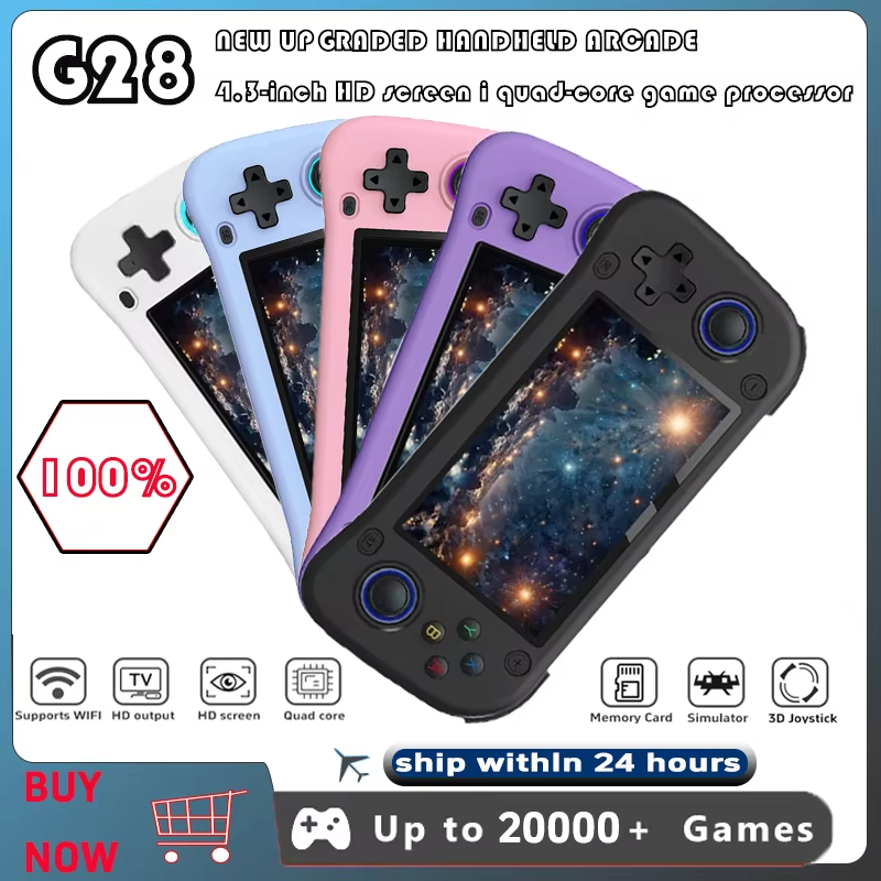 G28 レトロハンドヘルドビデオゲームコンソール Linux - Retro Gaming Gif のレビューと価格