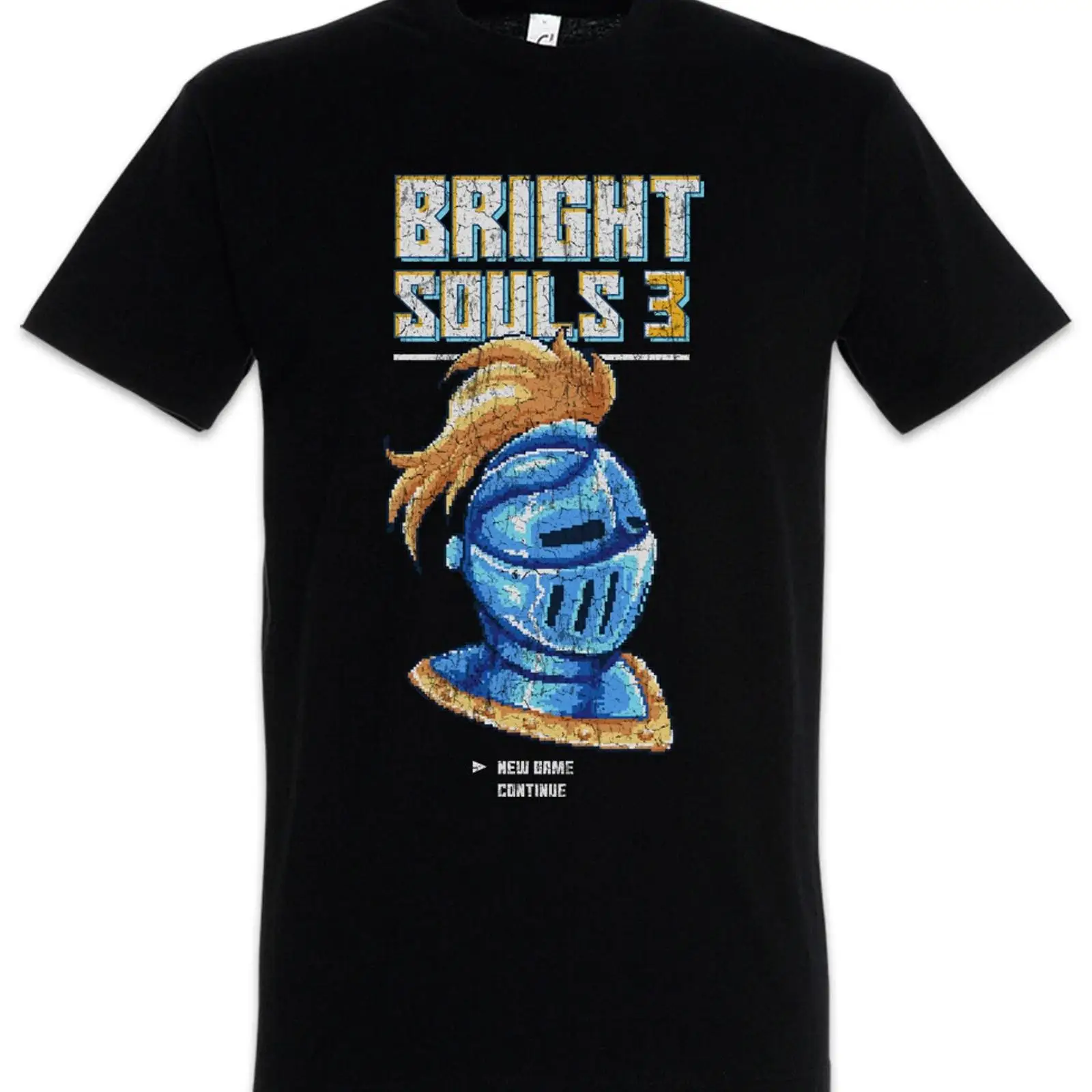 Bright Souls 3 Tシャツ ピクセル 8 ビット - Retro Knight Gaming のレビューと価格