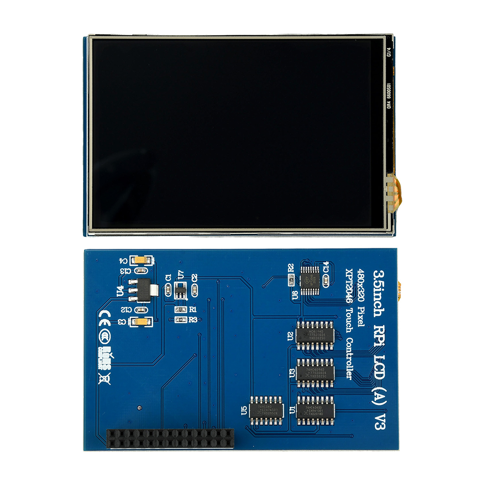 3.5 インチ TFT LCD ディスプレイモジュール、タッ - Retro Gaming Raspberry Pi 3 のレビューと価格
