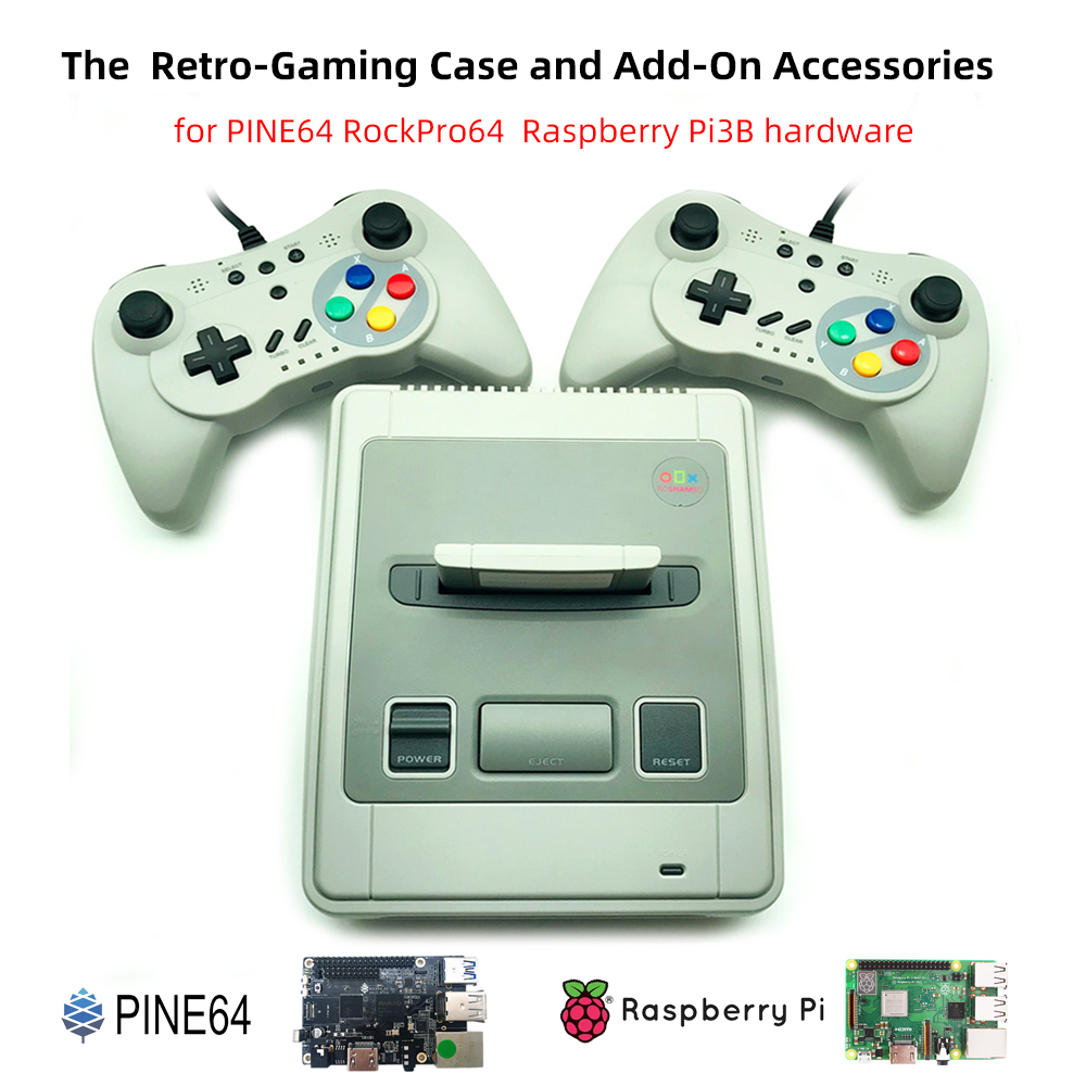 レトロファミコンスタイルゲームケースアドオンデュアルゲームパ - Retro Gaming On Raspberry Pi のレビューと価格