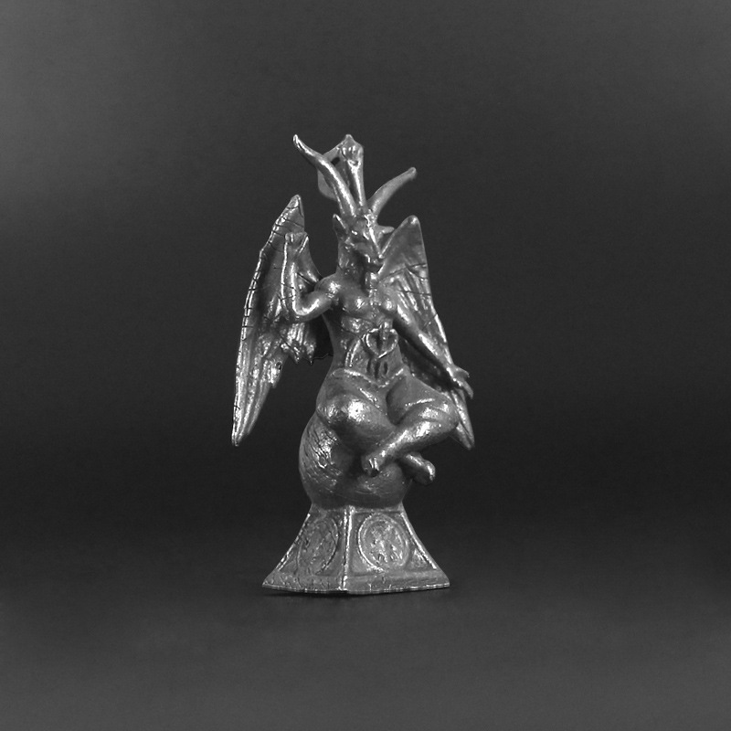 レトロヤギ像銅ミニ置物サタン悪魔モデルデスク装飾ルーム装飾ゲ - Retro Gaming Gif のレビューと価格