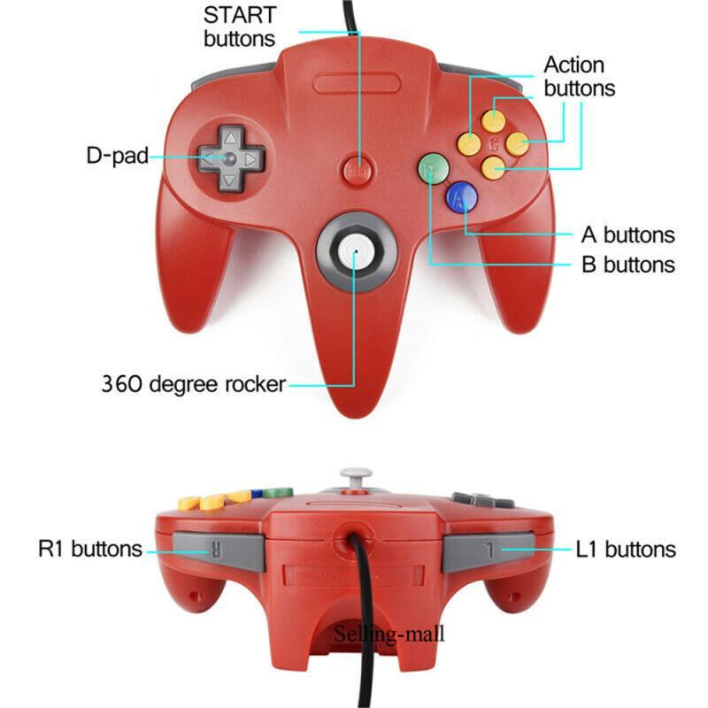 N64 コントローラクラシック USB 有線リモートゲームパ - Retro Gaming App のレビューと価格