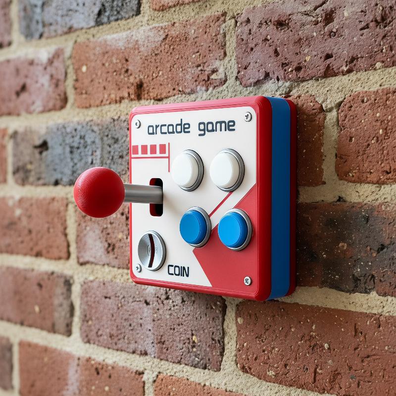 レトロアーケードゲームボタンスイッチプレート、クリエイティブ - Retro Gaming Gif のレビューと価格